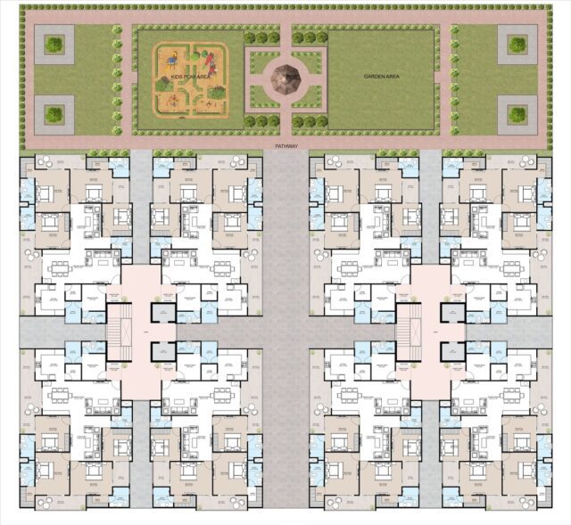 Podium garden - Sagar Elite 2